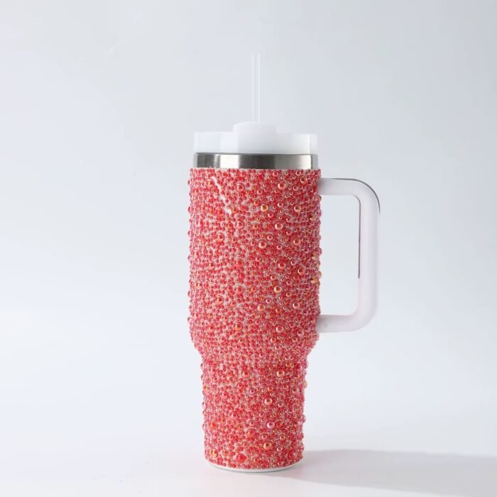 Glamorous insulated drink tumbler